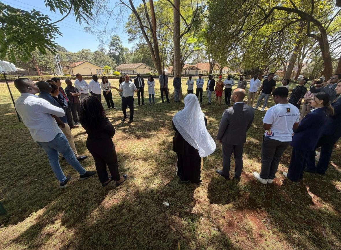 Luis Frota leading a workshop with practitioners in Eastern Africa